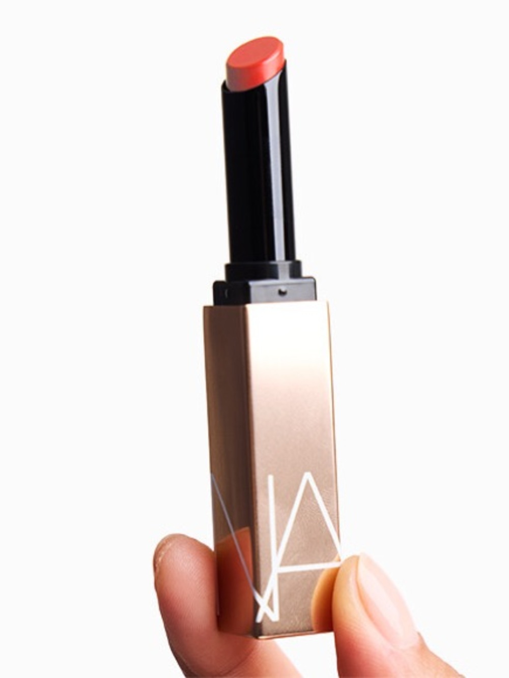 NEW! Afterglow Sensual Shine Lipstick in High Gear (Burnished Coral)